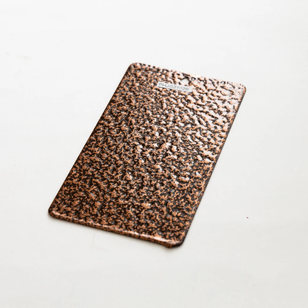 Antique Copper/Silver/Gold/Brass/Bronze Hammer Texture Pure Polyester Powder Coating